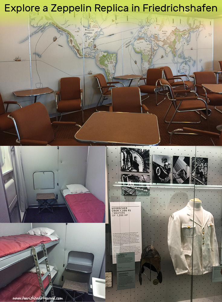 Recreated lobby and crew member rooms from the Zeppelin Museum in the Zeppelin Museum in Friedrichshafen, Germany