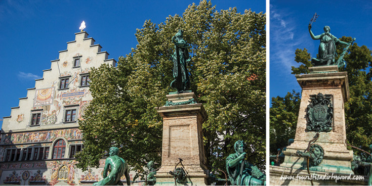 Lindavia Fountain by Lindau Altes Rathaus | Germany