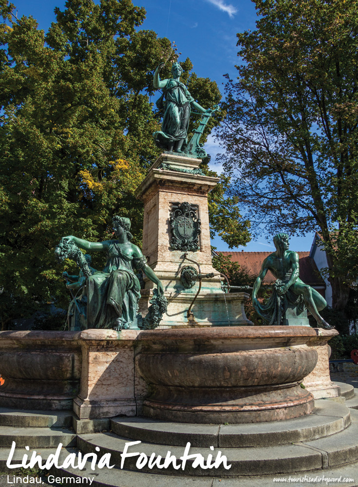 Lindavia Fountain by Lindau Altes Rathaus | Germany