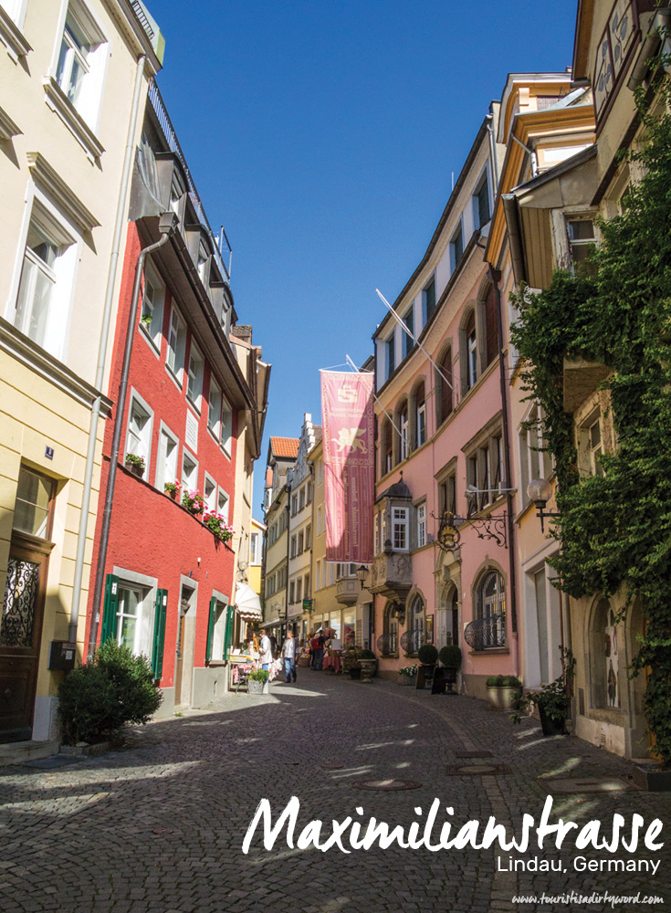 Maximillianstrasse in Lindau Germany