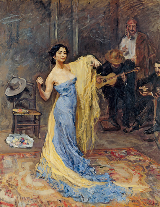 The Portrait of the Dancer Marietta di Rigardo by Max Slevogt • Galerie Neue Meister, Staatliche Kunstsammlungen Dresden 