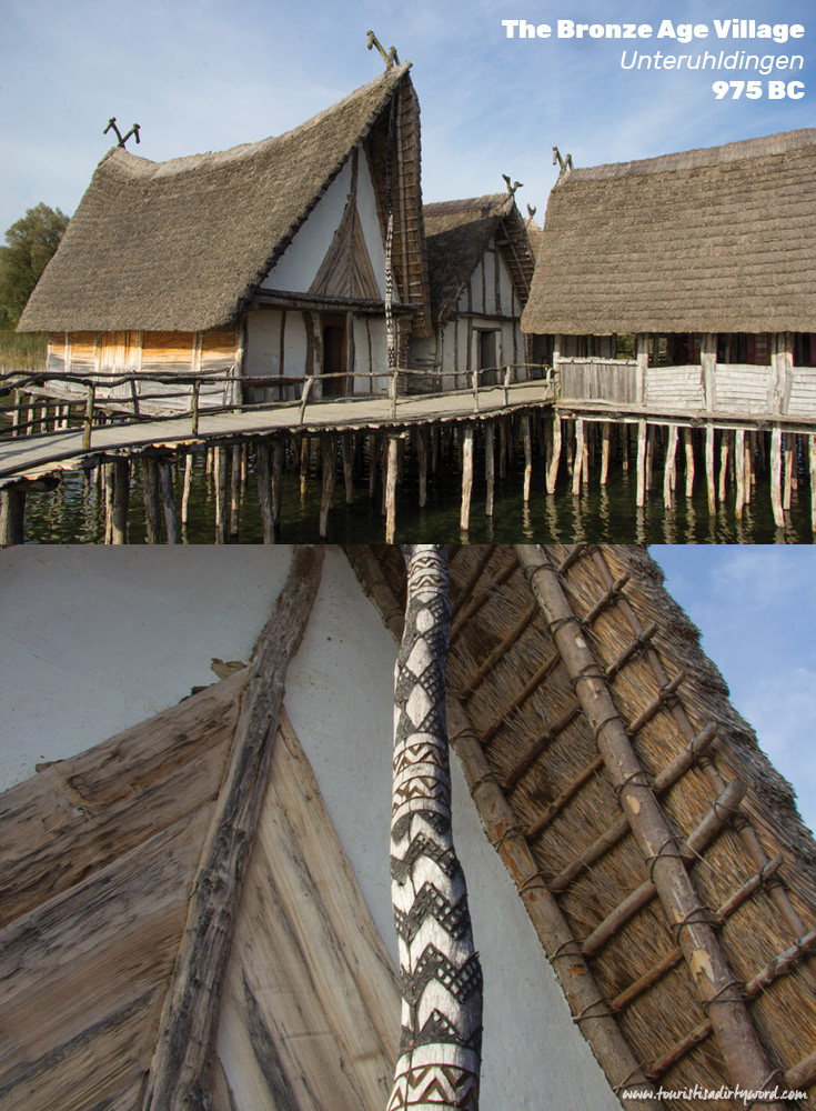 Bronze Age Village | Reconstructed Pile Dwellings of Unteruhldingen at the Open-Air Lake Dwelling Museum | Germany