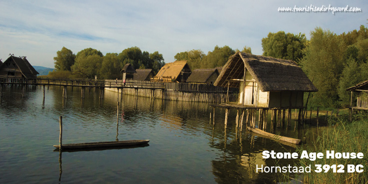 Hornstaad Stone Age House | Reconstructed Pile Dwellings of Unteruhldingen at the Open-Air Lake Dwelling Museum | Germany