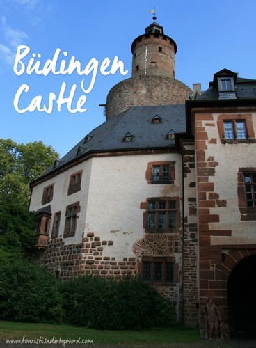 Buedingen Castle: Family Photos Beside Medieval Murals