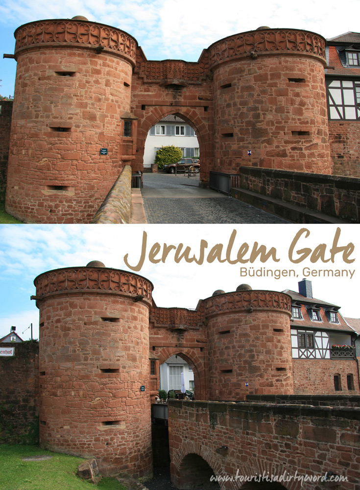 The Jerusalem Gate, built in 1503, in Büdingen, Germany
