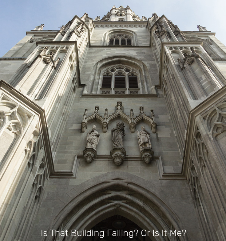 Dom in Konstanz | Using Lens Distortion To My Advantage to Showcase the Towering Heights of the Building