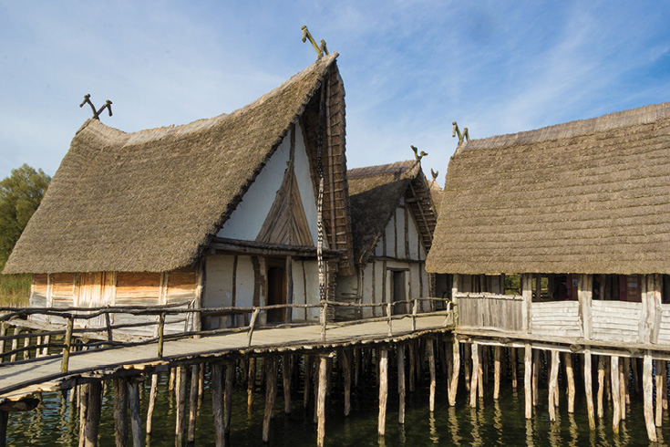 World Unesco Heritage Pile Dwelling Site in Uhldingen-Mühlhofen