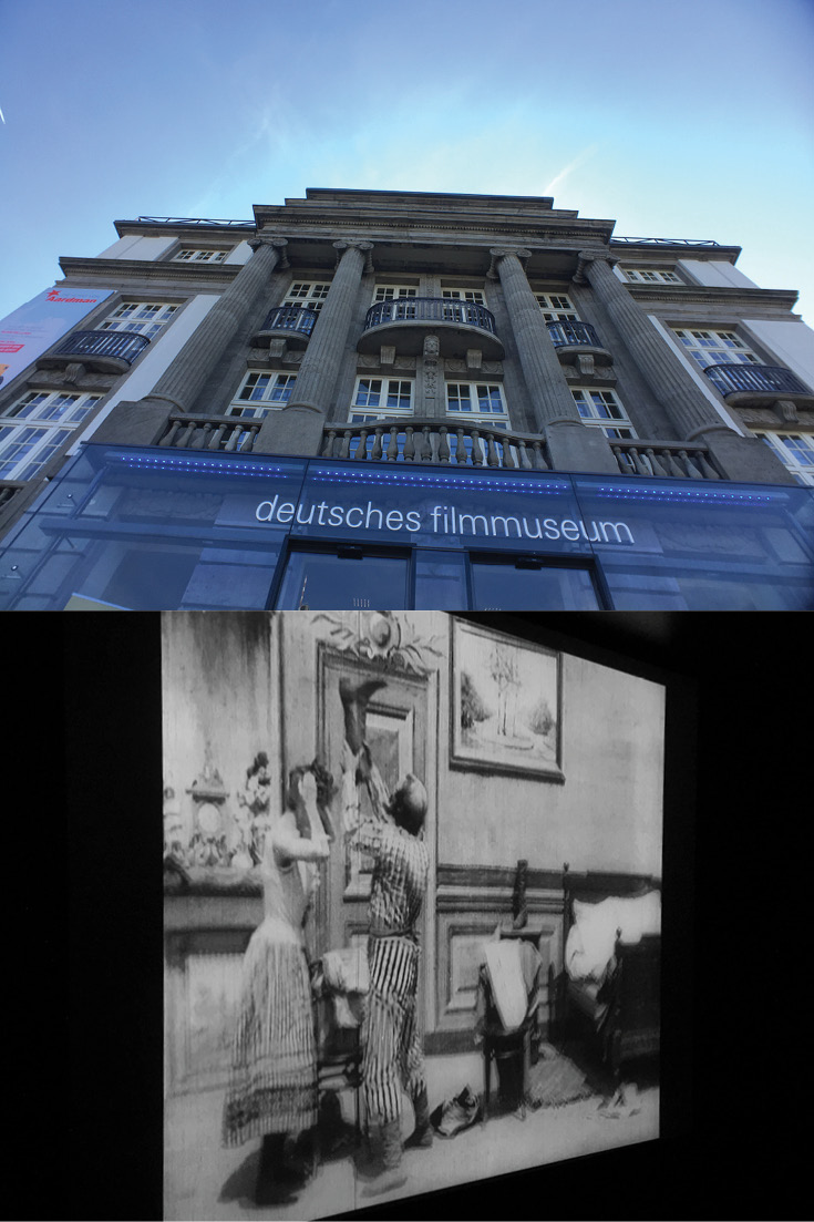 Exterior of the Frankfurt Deutsches Filmmuseum