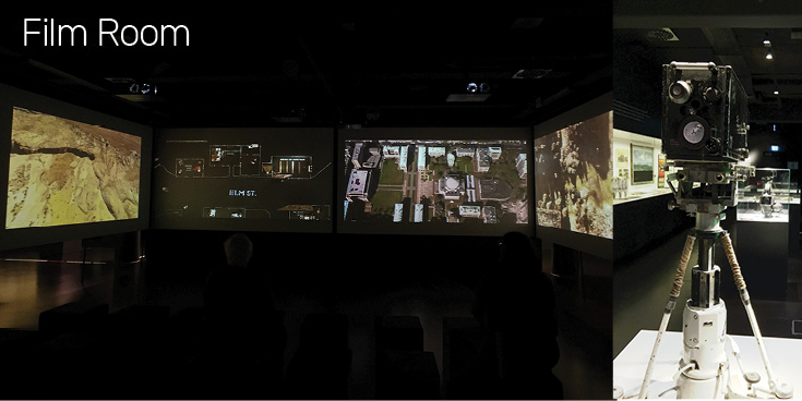 Film Room Exhibit at the Frankfurt Deutsches Filmmuseum