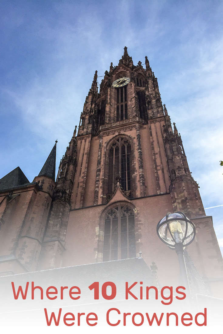 During reconstruction from the 1867 fire, the original 1415 plans by Madern Gerthener for a gothic spire atop the tower was finally brought to life. This Neo-Gothic tower is romantic and is a jewel on Frankfurt’s crown of a skyline. Nestled into the old part, you turn a street corner and it's a surprise.