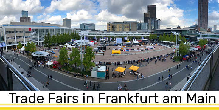 Trade Fairs in Frankfurt Outdoor Panorama