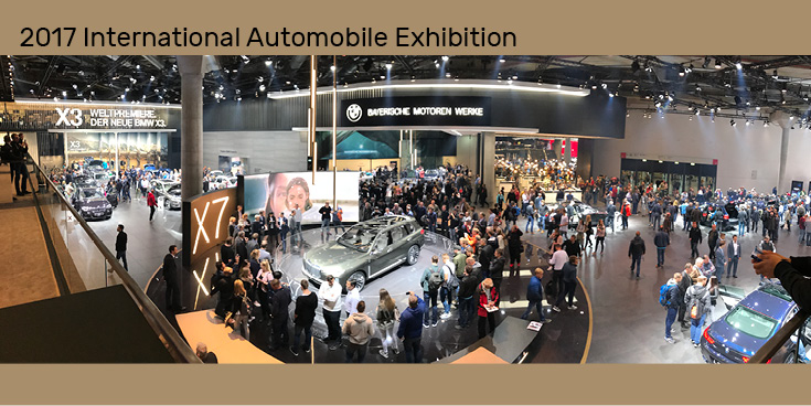 2017 International Automobile Exhibition Festival Halls in Frankfurt am Main 