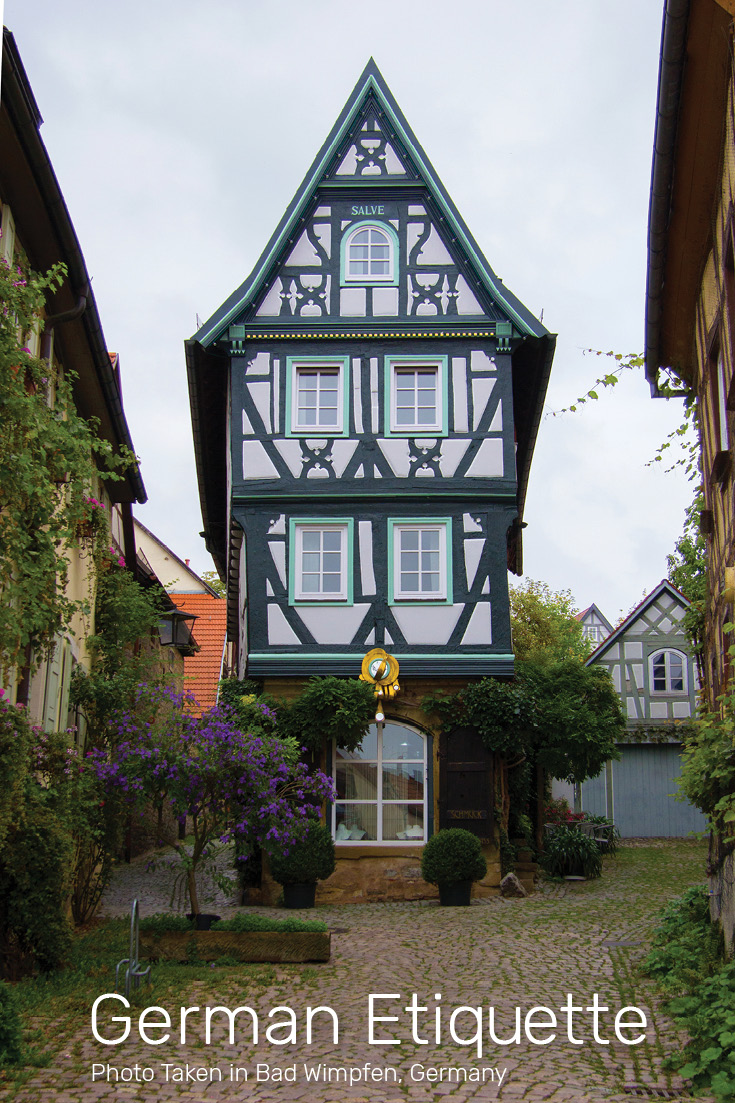 German Etiquette | Photo taken in Bad Wimpfen, Germany