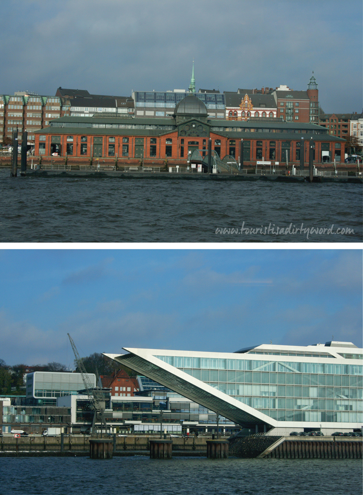 Exploring Hamburg's Riverfront | You can't fully appreciate the scale of the ships until you're floating in the water beside them.