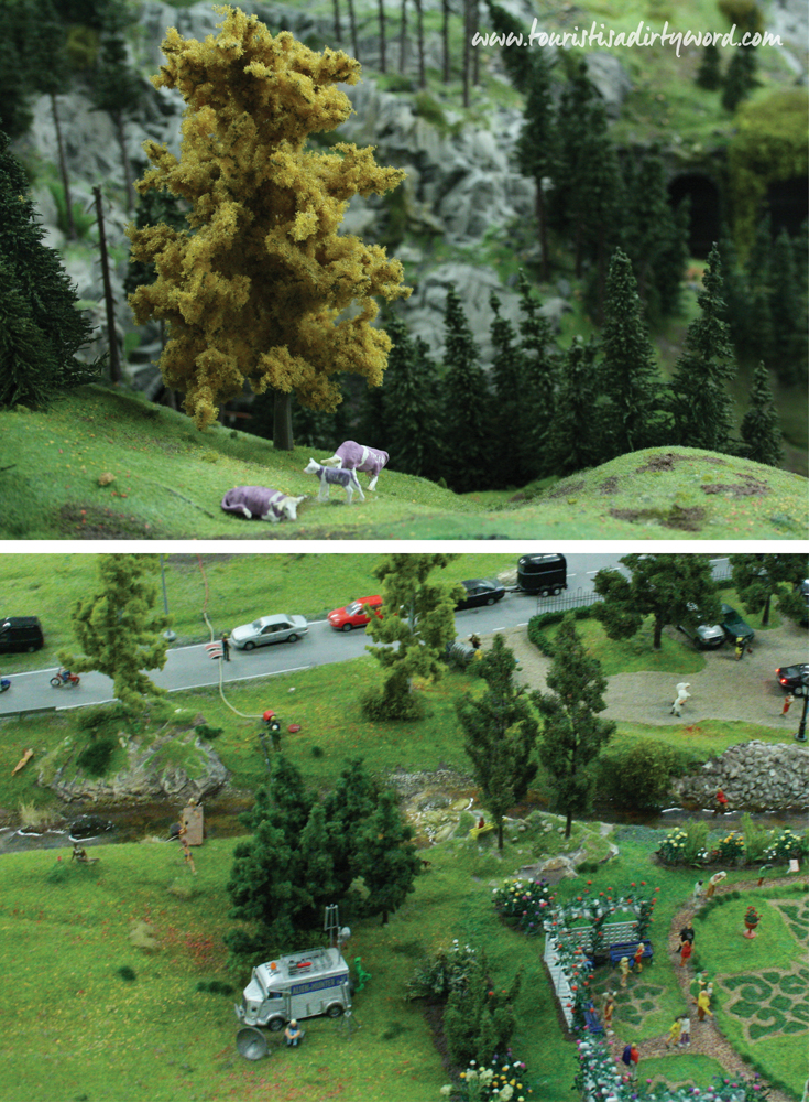 The Purple Milka Cows and Aliens: Stories within Scenes within Cities within Countries at the Miniatur Wunderland, Hamburg