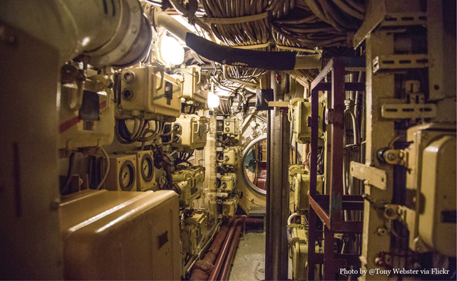 U-434 Inside Photo by Flickr User Tony Webster • Experience visiting the U-434 Submarine in Hamburg Germany