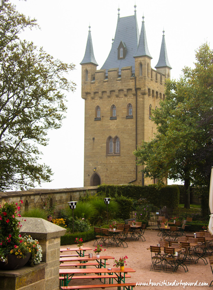 Burg Hohenzollern Beer Garden Overlooking Gate Tower