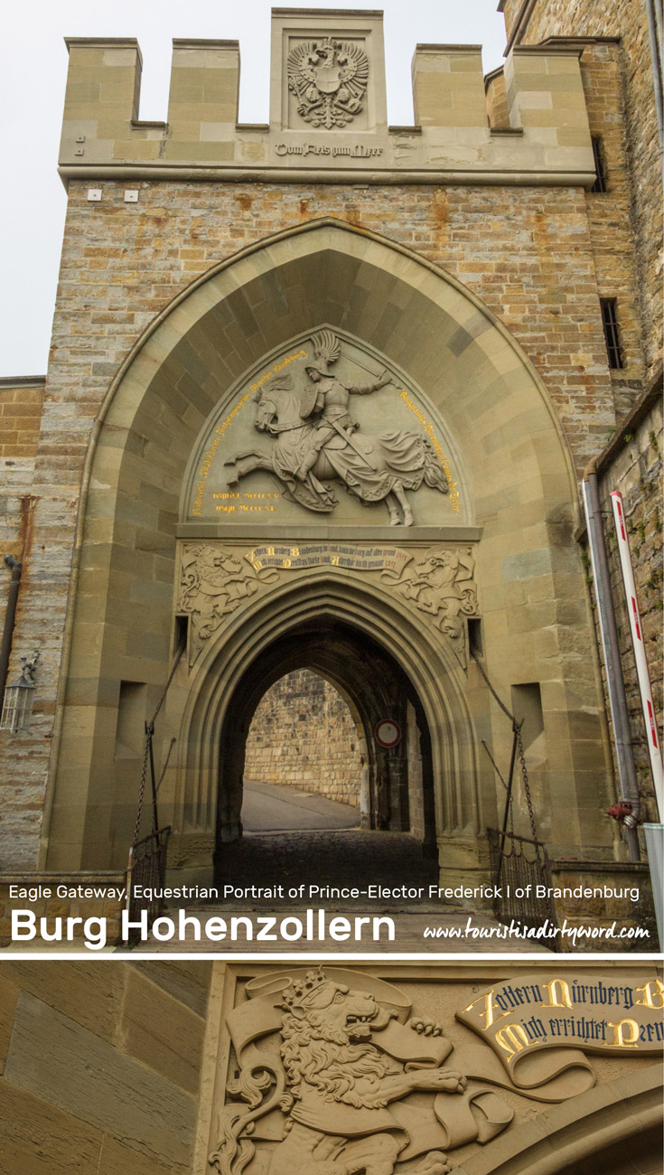 Eagle Gateway, Equestrian Portrait of Prince-Elector Frederick I of Brandenburg | Castle Approach, designed by Colonel Moritz of Prittwitz and Gaffron