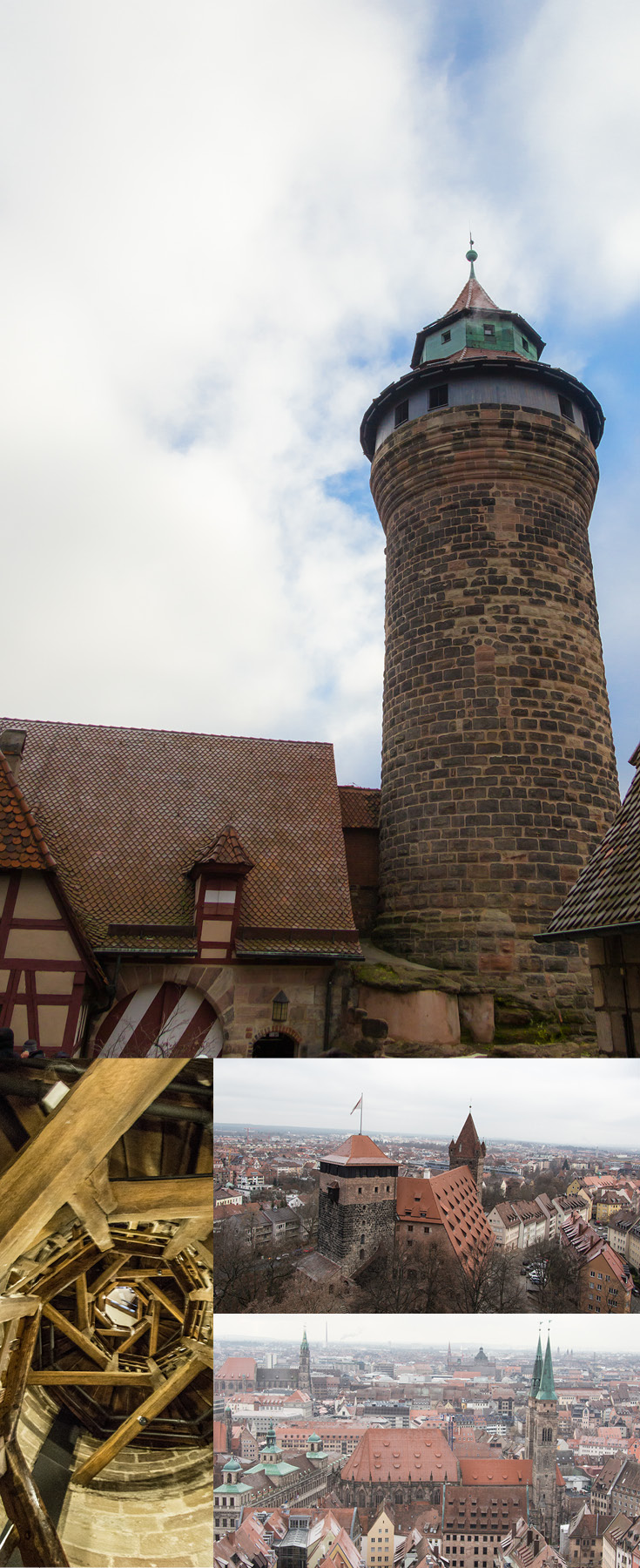 The Sinwell Tower and its beautiful views of Nuremberg | Imperial Castle of Nuremberg, Germany