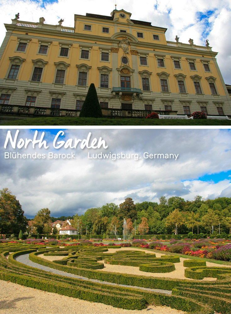 North Facade of the Castle and the Oldest Garden | Blühendes Barock, Ludwigsburg, Germany