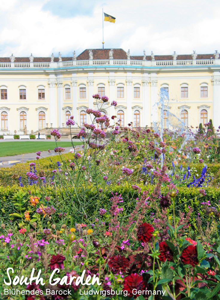 South Garden with the Palace | Blühendes Barock, Ludwigsburg, Germany