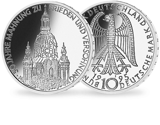 Silver Coins for the Reconstruction of the Dresden Frauenkirche