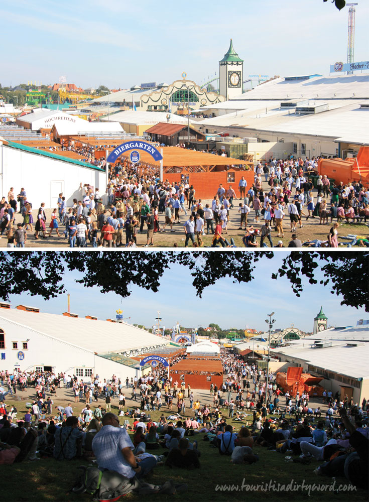 Munich Oktoberfest Kotzhügel, or barf hill