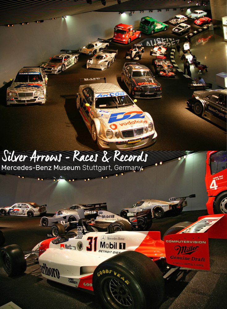Legends 7 Platform, Silver Arrows - Races & Records at the Mercedes-Benz Museum in Stuttgart, Germany