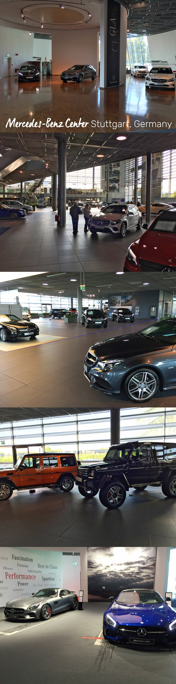 Mercedes-Benz Center, which is part of the Mercedes-Benz Museum in Stuttgart, Germany