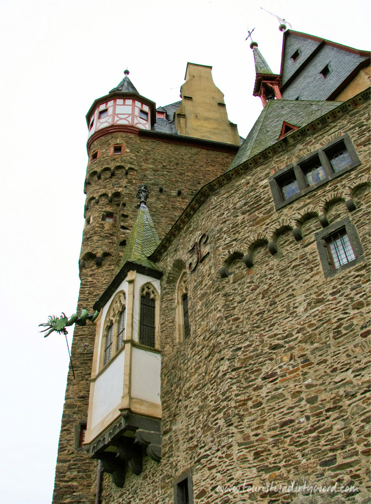Medieval German Castle Burg Eltz is a blend of Romanesque to Baroque architectural styles.