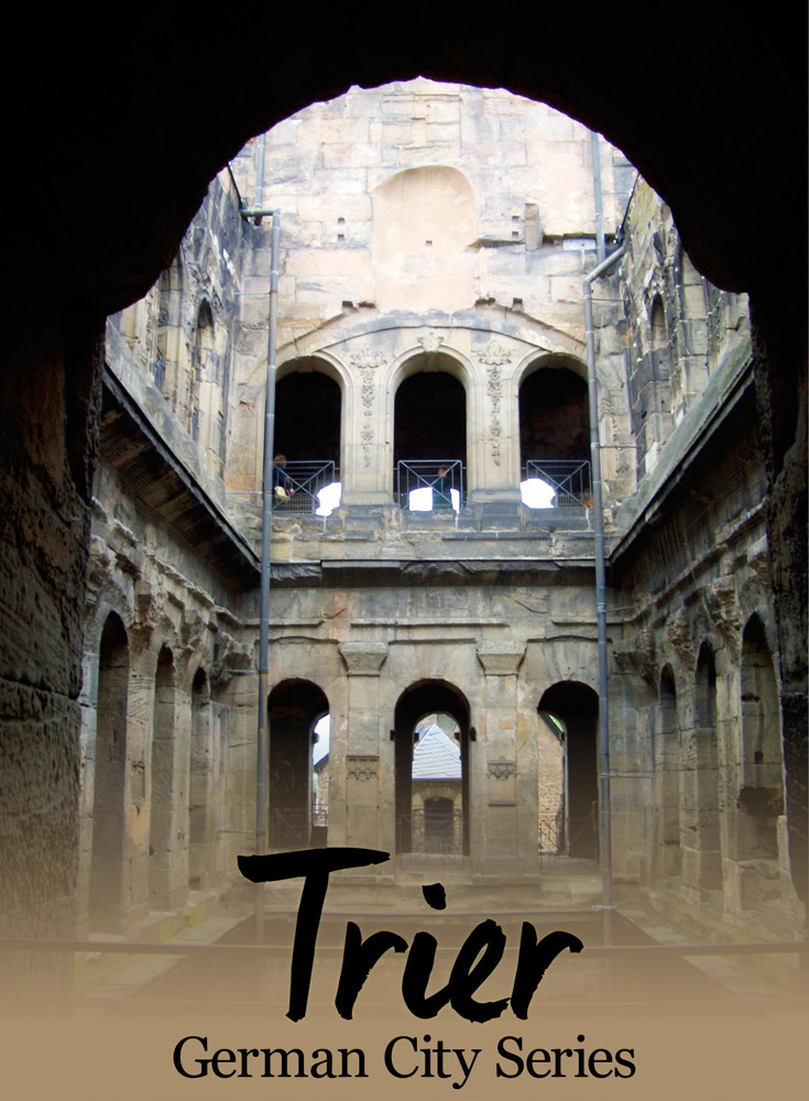 Trier, Germany • Inside Porta Nigra the former Roman city gate
