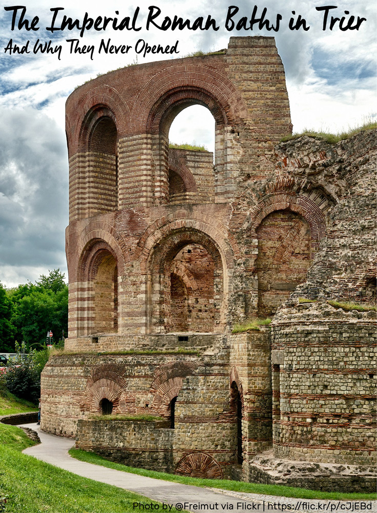 Photo by Flickr User Freimut | Kaiserthermen in Trier | (CC BY-NC-SA 2.0)