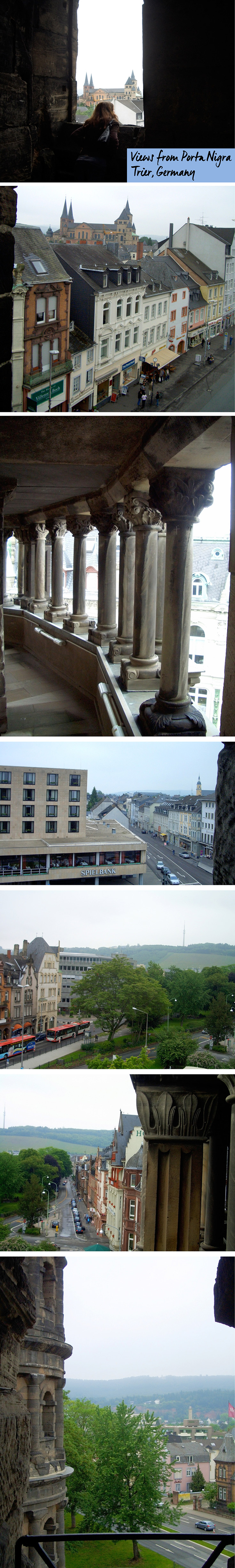 Views from the Porta Nigra, Trier